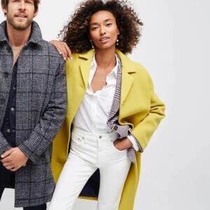 J.Crew Car coat in Italian double-cloth wool AF005 size XS